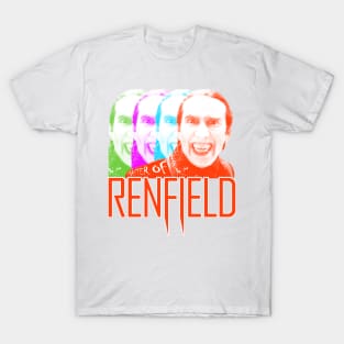 Renfield movie Nicolas Cage as count dracula fan works graphic design by ironpalette T-Shirt